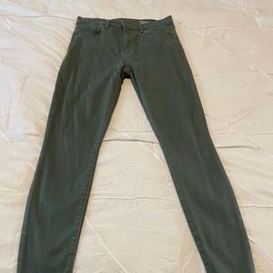 Gap Hunter Green Skinny Jeans